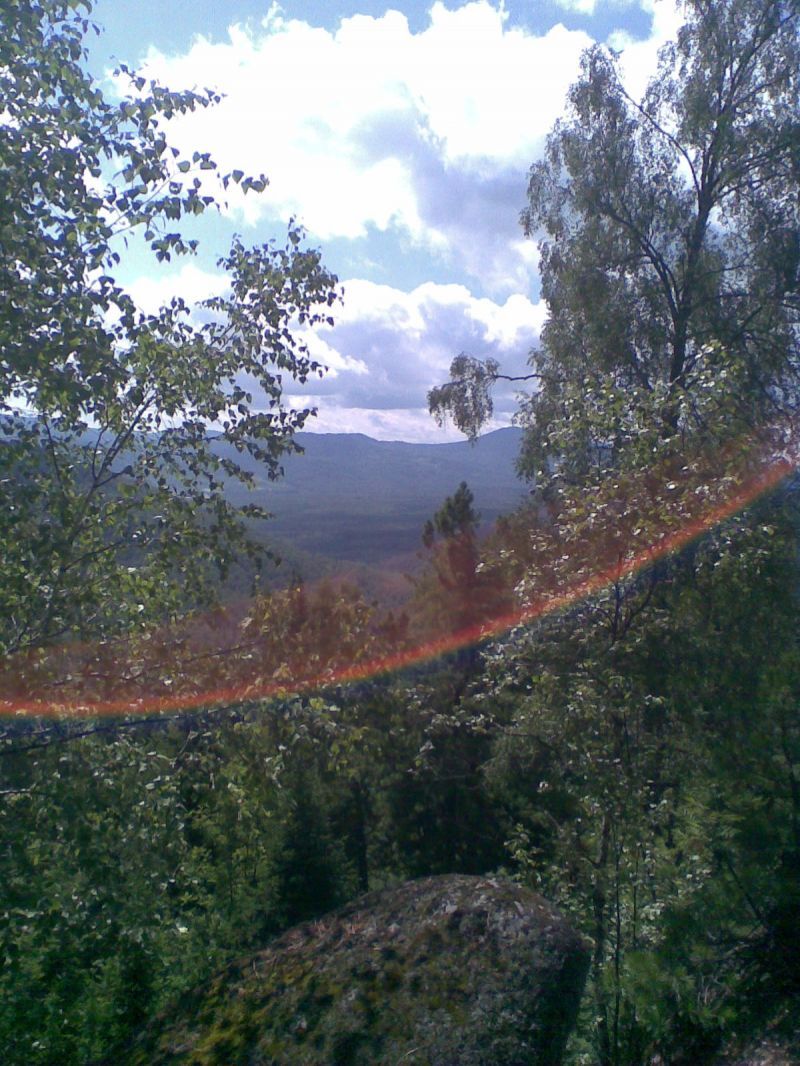 Место силы на горе в Шерегеше 2010 год, лето